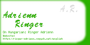 adrienn ringer business card